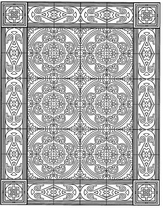 Plansa de colorat cu Modele 7 28